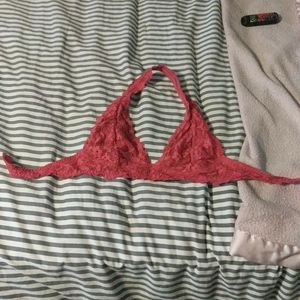 Free people small pink bralette